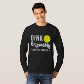 T-shirt Dink Pickleball responsable (Devant entier)