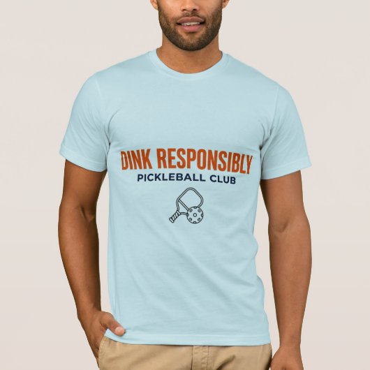 T-shirt Dink Responsibly Pickleball Tee (Devant)
