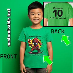 T-shirt Dinker de ceinture noire