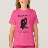 T-shirt Dinker Thinker Personnalisé Funny Pickleball (Devant)