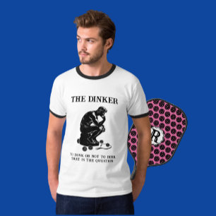 T-shirt Dinker Thinker Personnalisé Funny Pickleball