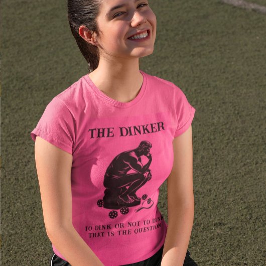 T-shirt Dinker Thinker Personnalisé Funny Pickleball