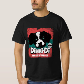 T-SHIRT DINKI DI CHIEN NOURRITURE