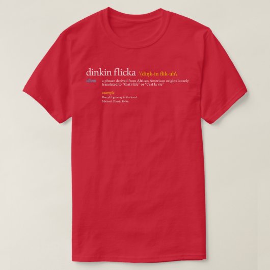 T-shirt Dinkin Flicka (Design devant)