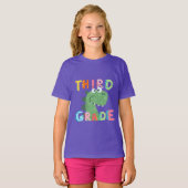 T-shirt Dino 3ème GRADE Escadron école d'enseignant (Devant entier)