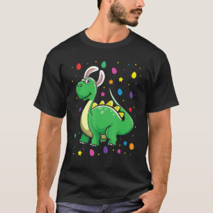 T-shirt Dino Avec Des Oreilles De Lapin Drôle Chasse D'Oeu