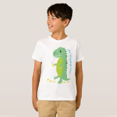 T-shirt Dino avec ses citrons (Devant entier)
