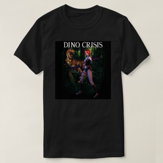 T-shirt Dino Crisis Regina Poster T-Rex Poster.png (Design devant)