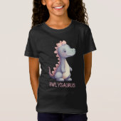 T-Shirt Dino Darling - Princesse préhistorique personnalis (Devant)