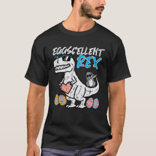 T-shirt Dino de Pâques Eggcellcelly Bunny Dab mou Trex Tod