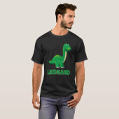 T-shirt Dino dinosaure nom Leonard (Devant entier)
