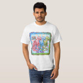 T-shirt Dino Dudes Dinosaures (Devant entier)
