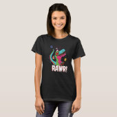 T-shirt Dino fête d'anniversaire (Devant entier)