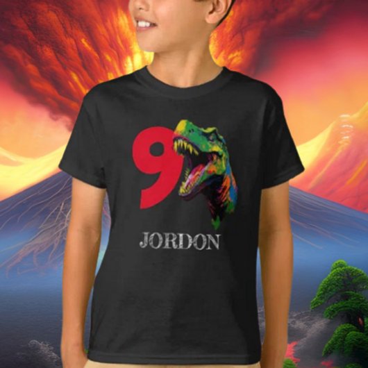 T-shirt Dino Happy 9e anniversaire