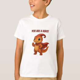 T-shirt Dino Kammli Superhero „You are a Hero“ T‑Shirt