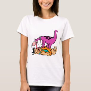 T-shirt Dino Licking Fred Flintstone