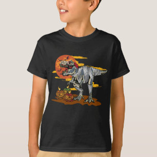 T-shirt Dino-Mash : Pumpkinosaur Éffrayant