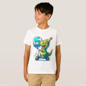 T-shirt Dino-mite Five : Gravement dans l'année cinq (Devant entier)