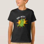 T-shirt Dino-mite Funny TRex Dinosaur Pun Dark BG (Devant)