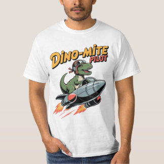 T-shirt Dino-mite Pilot