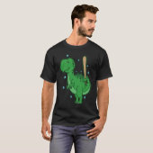 T-shirt Dino playing Baseball Dinosaur Reptile (Devant entier)