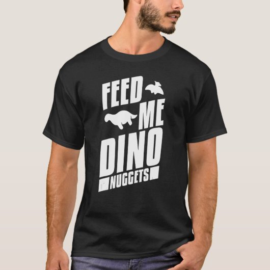 T-shirt Dino Poulet Nugget Dinosaur Nugs Veggie 2 (Devant)