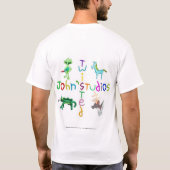 T-shirt Dino pourpre (Dos)