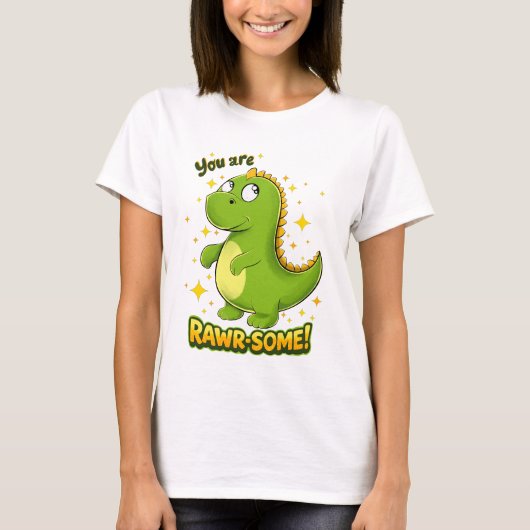 T-shirt Dino RAWR-TEL Charme (Devant)