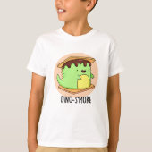 T-shirt Dino-smore Dinosaure Dinosaure Smore Pun (Devant)