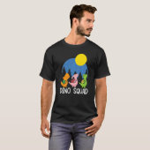 T-shirt Dino Squad Future Paléontologue Fossil Dinosaur (Devant entier)