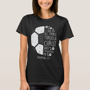 T-shirt Dino Striker T-rex Coup de pied de football Dinosa