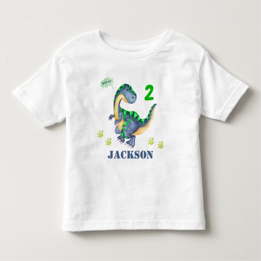 T-shirt Dino T-shirt Boy Dinosaur T-shirt Dino (Devant)