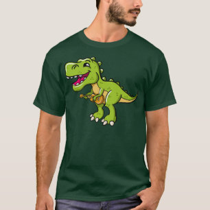 T-shirt Dino Trex Ukulele