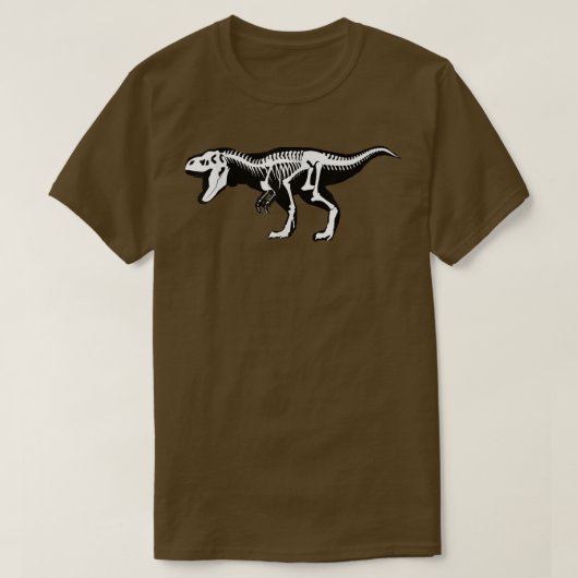 T-shirt Dino Women, Dinosaur Skeleton T (Design devant)