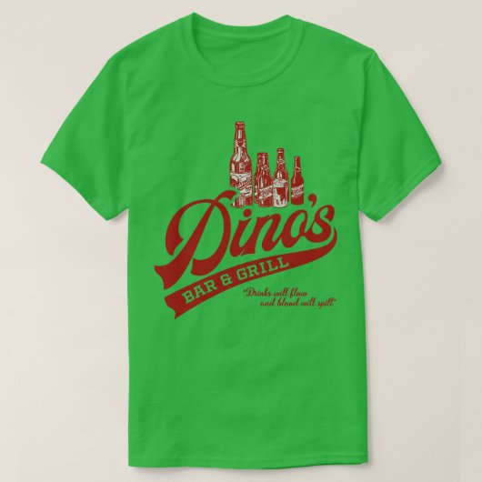 T-shirt Dinos Bar and Grill (Design devant)