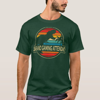 T-shirt Dinosaur, Accompagnateur De Jeux Et Bar
