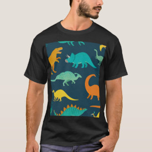 T-shirt Dinosaur Adventure : Papier peint de la crèche pou