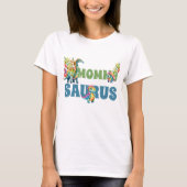 T-shirt Dinosaur Anniversaire Fête Maman Saurus Mère migno (Devant)