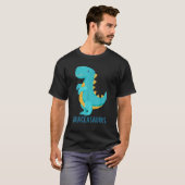 T-shirt Dinosaur attaque BRACEASAURUS Orthodontiste (Devant entier)