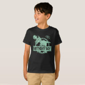 T-shirt Dinosaur Birthday Boy (Devant entier)