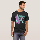 T-shirt Dinosaur Birthday Brother Saurus T Rex Family Matc (Devant entier)