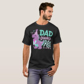 T-shirt Dinosaur Birthday Dad Osaurus T Rex Family Matchin (Devant entier)