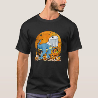 T-shirt Dinosaur Boo Costume Halloween Hommes Femmes