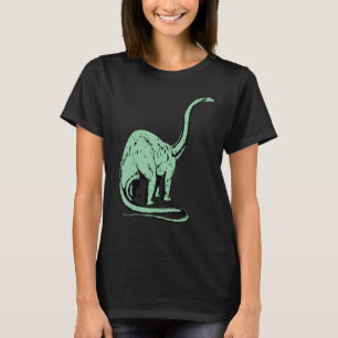 T-shirt Dinosaur Brontosaurus Cute Pied Préhistorique Dino