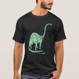 T-shirt Dinosaur Brontosaurus Cute Pied Préhistorique Dino