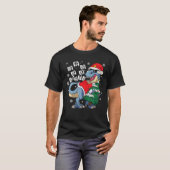 T-shirt Dinosaur Christmas Fa Ra Rawr T Rex Père Noël Chri (Devant entier)