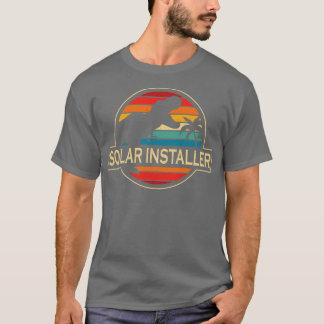 T-shirt Dinosaur de l'installateur solaire