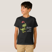 T-shirt Dinosaur Dinosaur Valentine's Day Cadeau (Devant entier)