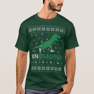 T-shirt Dinosaur Drôle laide Sweer de Noël pour les femmes