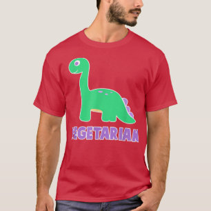 T-shirt Dinosaur drôle, Végétarien, Herbivore par Zany Bra